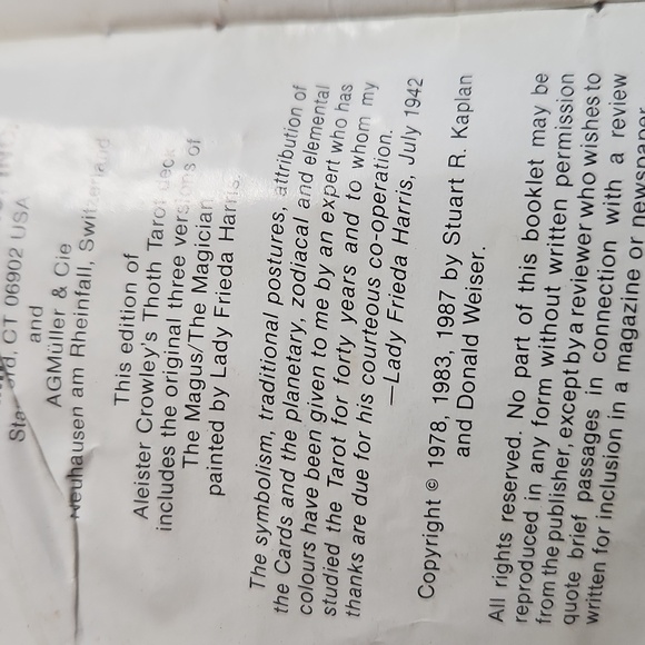 Aliester Crowley Tarot Deck - Picture 5 of 12